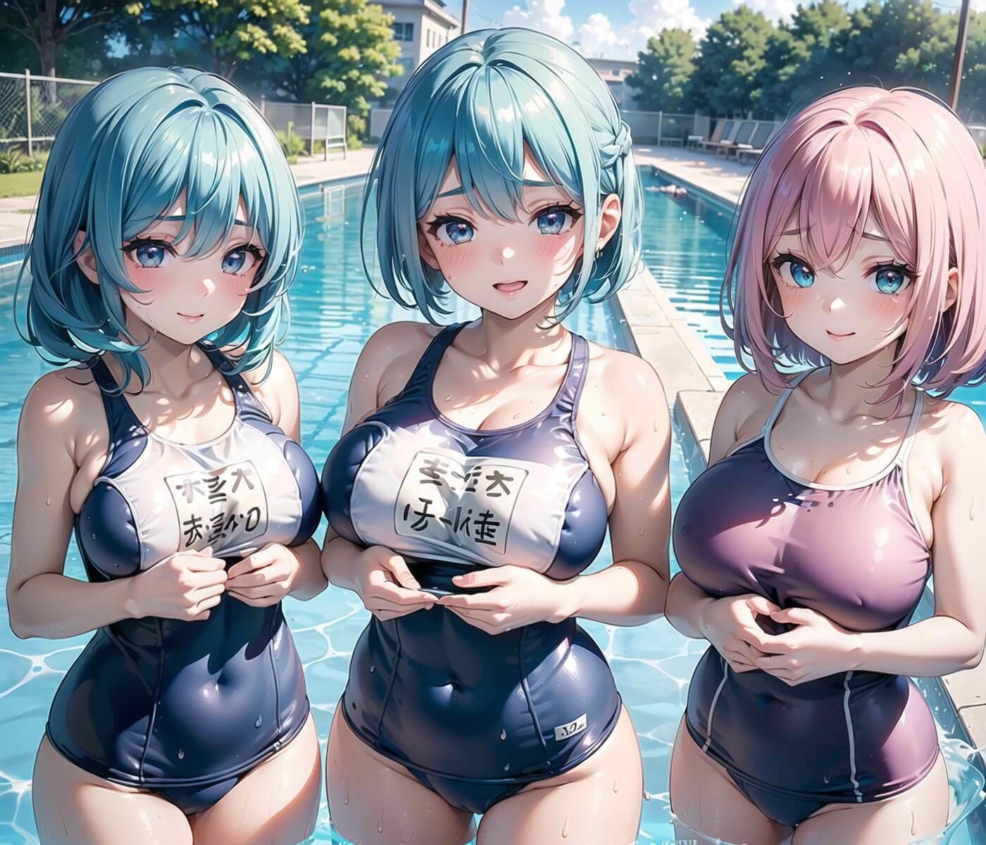 サンプル画像2:従順！水泳部員にたっぷり中出し〜秘密の特訓〜【豪華CG227枚収録】(エメラルドの館) [d_449634]