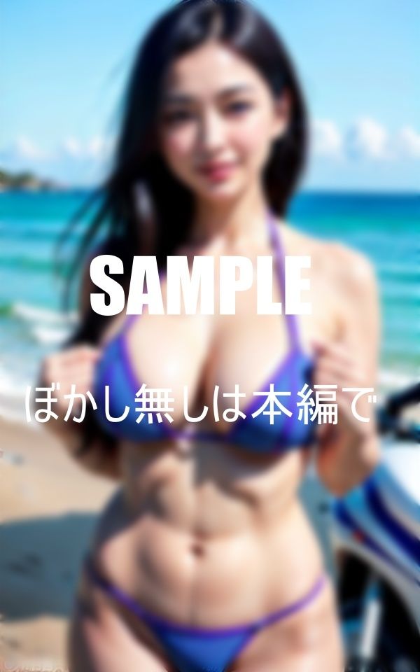 サンプル画像6:マイクロビキニの女の子たちの写真集(AI美女LABO.12) [d_449668]