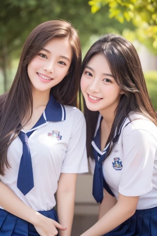 サンプル画像4:2人の可愛い女の子(ギリギリショット美女写真館) [d_449716]