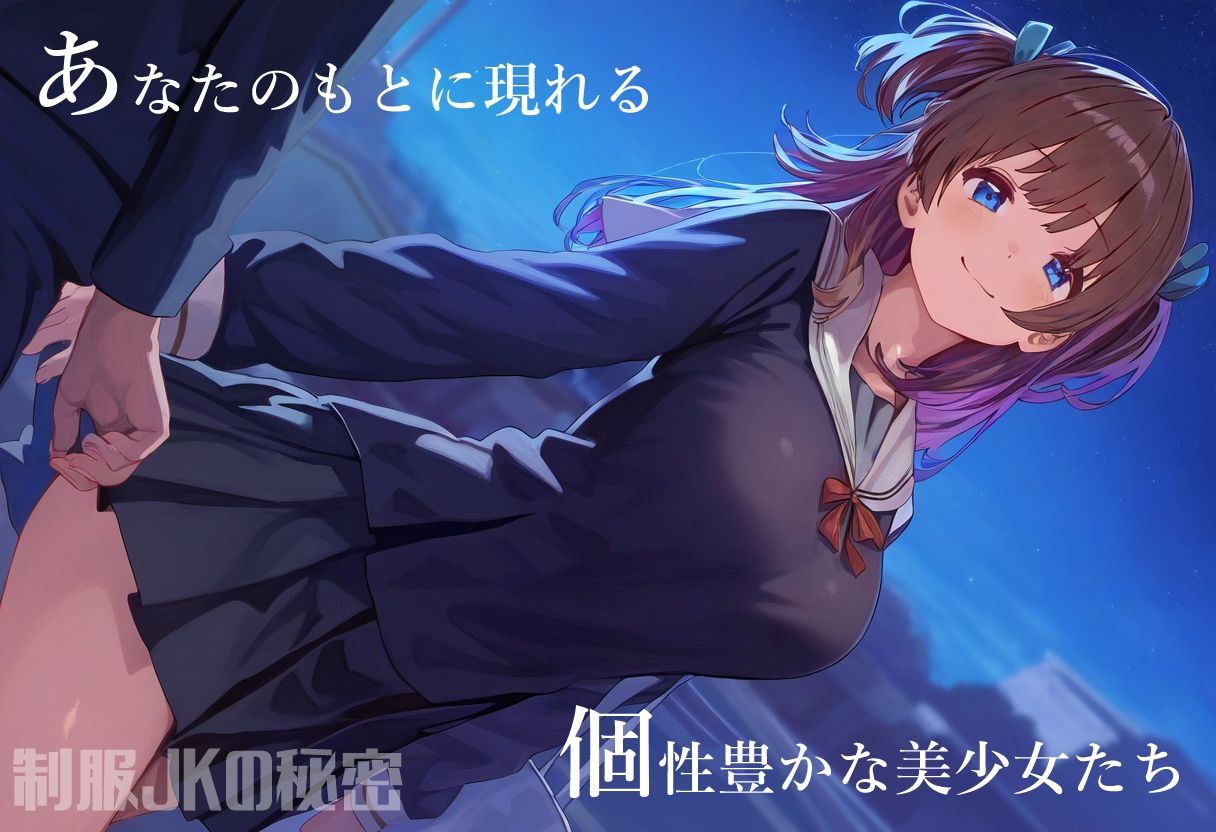 サンプル画像1:制服JKの秘密〜キミの精子、こってりしぼり取っちゃうぞ3〜(青天の霹靂) [d_449734]