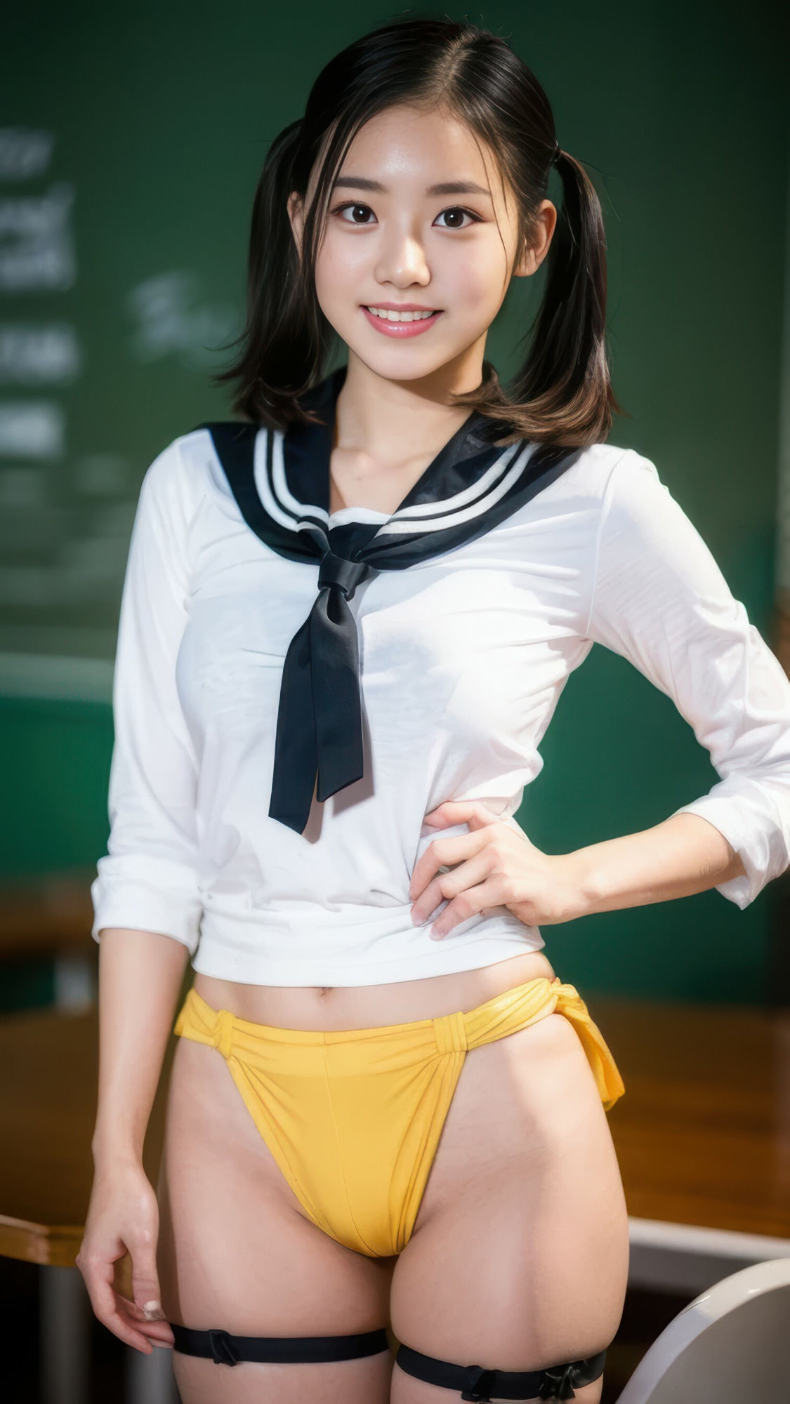 AI生成 セクシーコスプレ セーラー服にふんどし - Vol.1の画像7