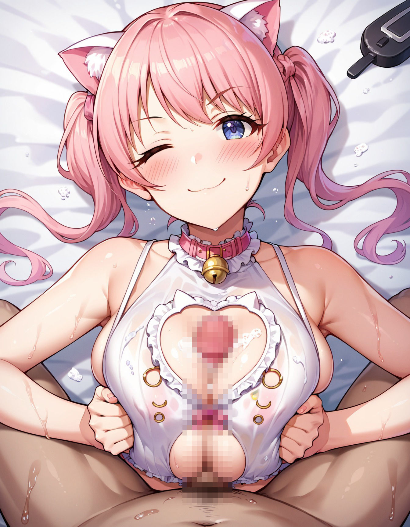 サンプル画像4:【プ〇コネ】ソープランド？ランドソル – ツムギ × 猫ランジェリー(アイ屋) [d_449820]