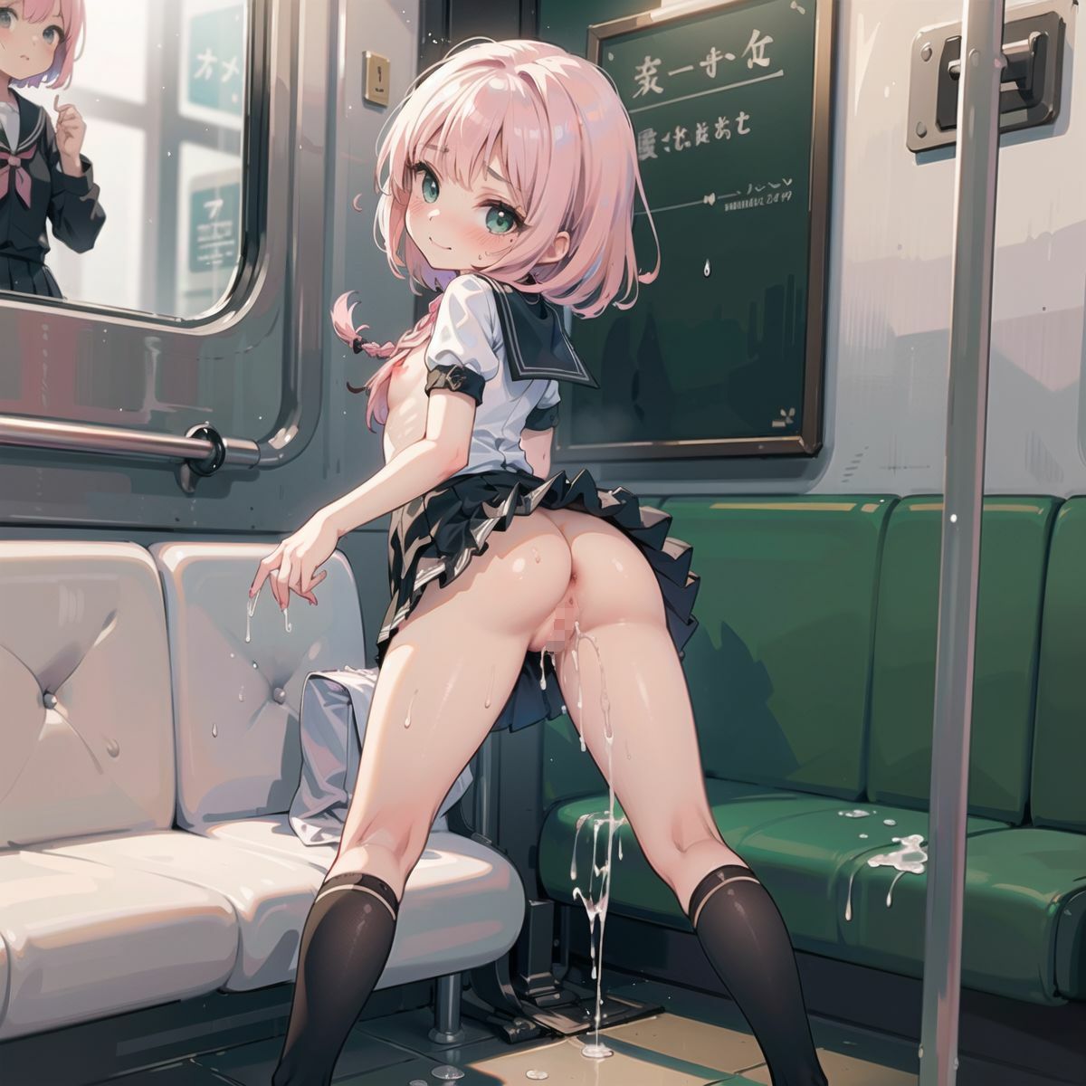 サンプル画像2:ノーパン美少女、電車●漢04(ロリもち) [d_449821]