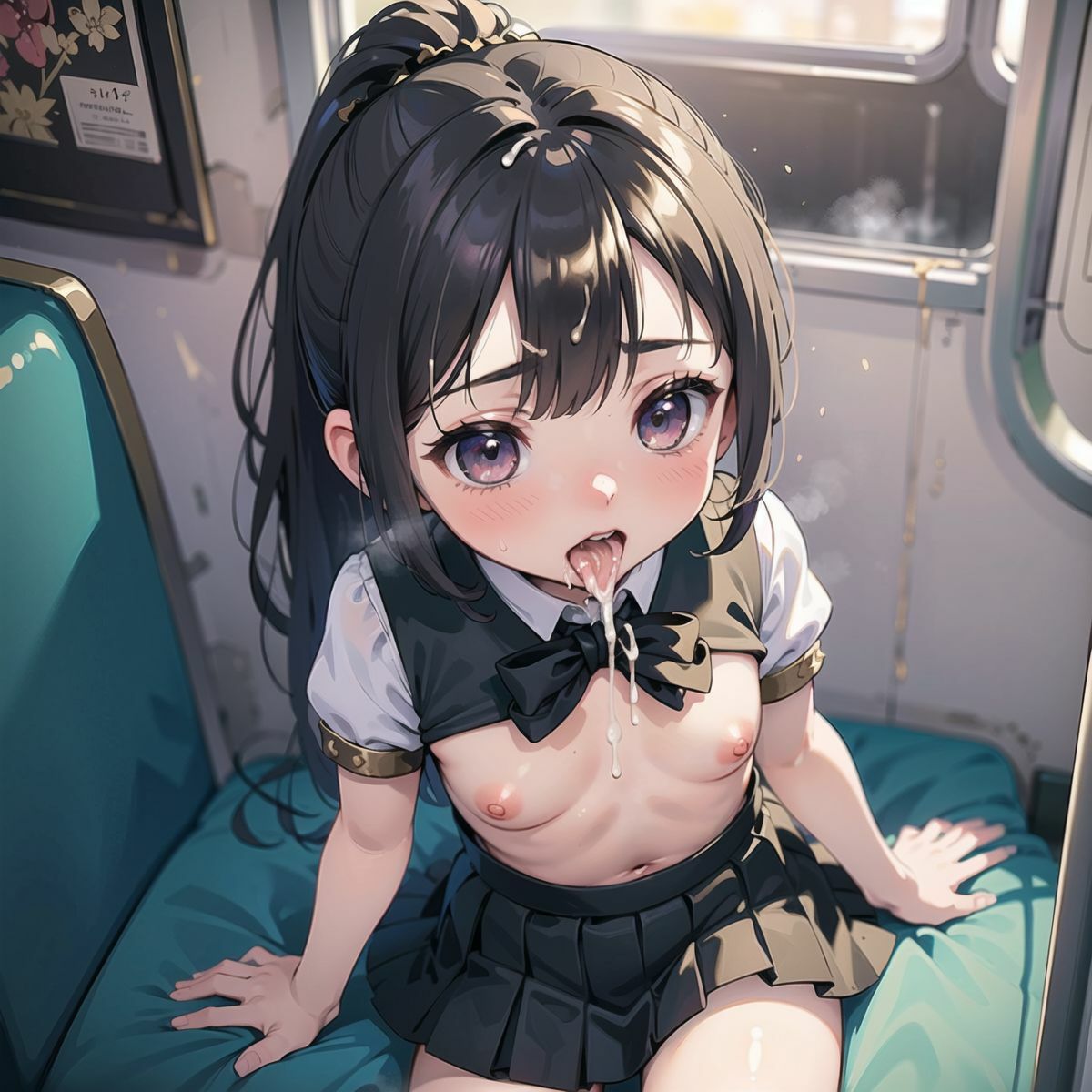 サンプル画像6:ノーパン美少女、電車●漢04(ロリもち) [d_449821]