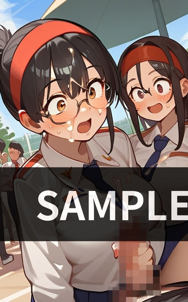 サンプル画像3:頑張れ！風紀委員会 なぜ男子は風紀を乱すのか 実態調査してみました。(苺一エロ) [d_449874]