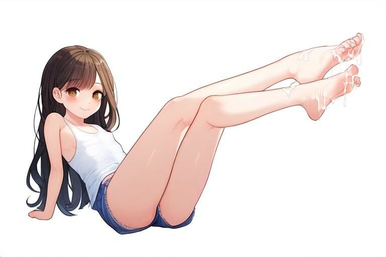 サンプル画像5:素足の綺麗な女の子と足コキ〜いっぱいシコシコして〜(晴耕雨読) [d_450015]