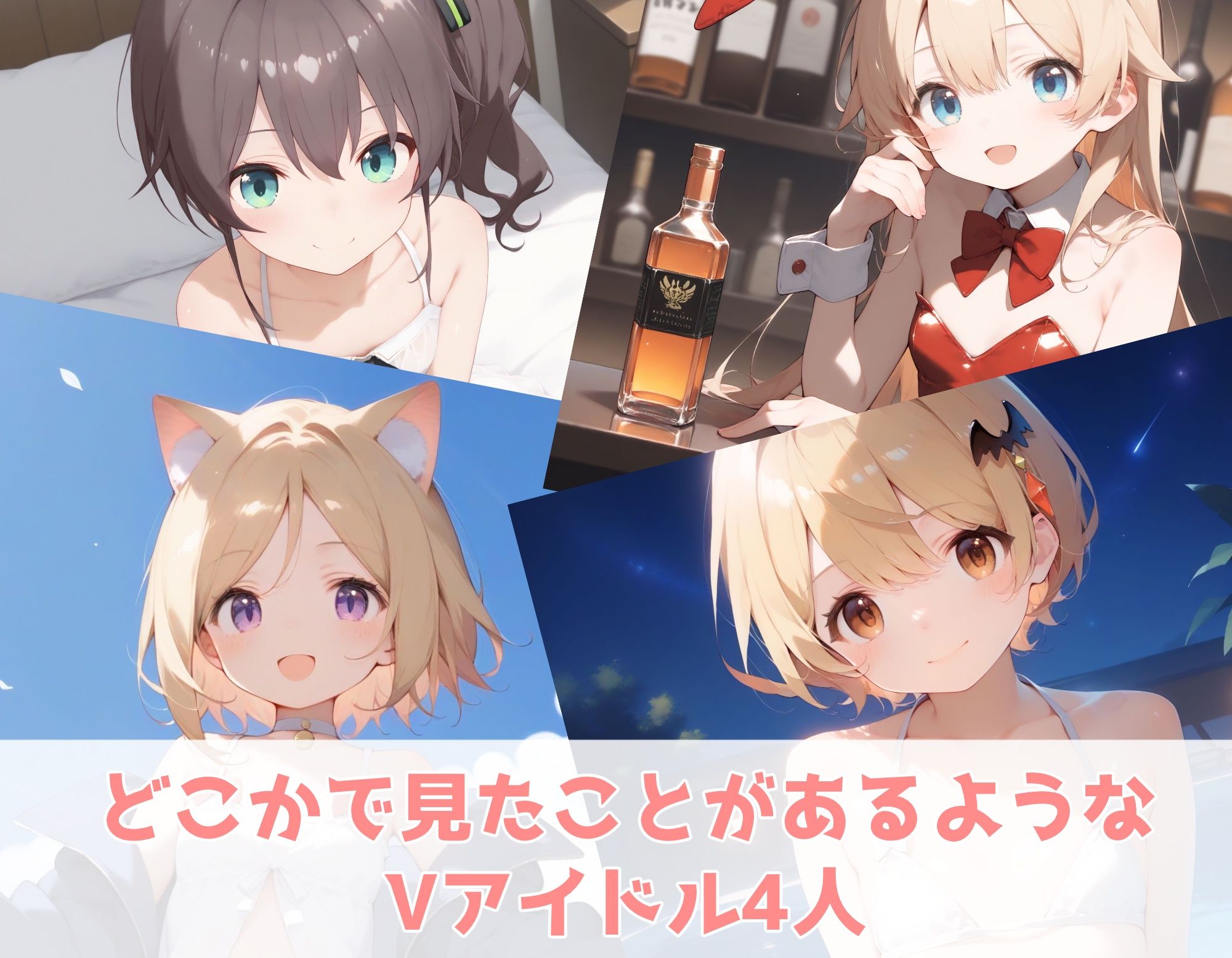 サンプル画像2:【1期生】Vの少女たち(Nick) [d_450035]