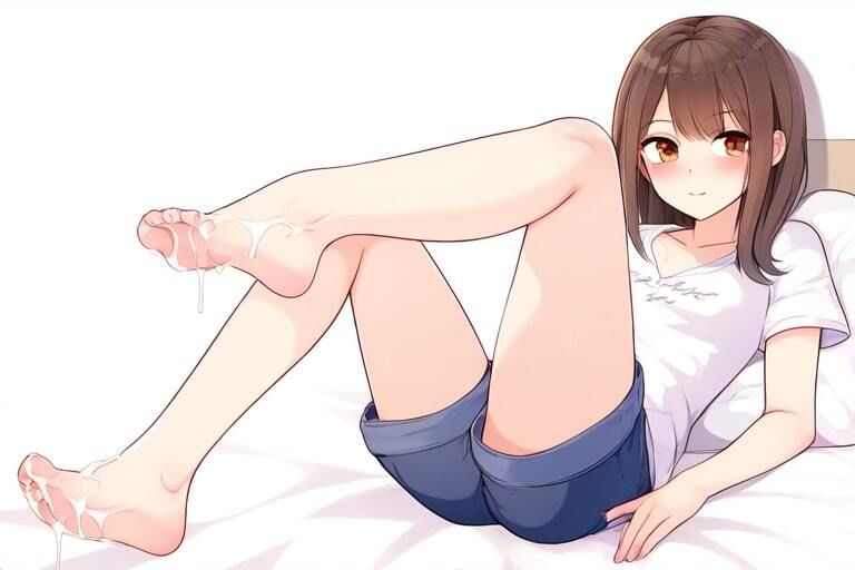 サンプル画像1:ポニテ女子と足コキ〜爽やかなエッチしたい〜(晴耕雨読) [d_450059]