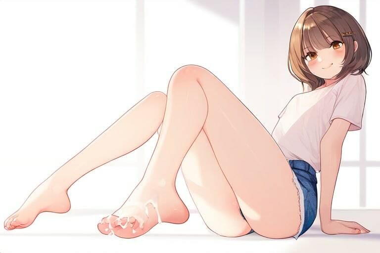 サンプル画像3:ポニテ女子と足コキ〜爽やかなエッチしたい〜(晴耕雨読) [d_450059]