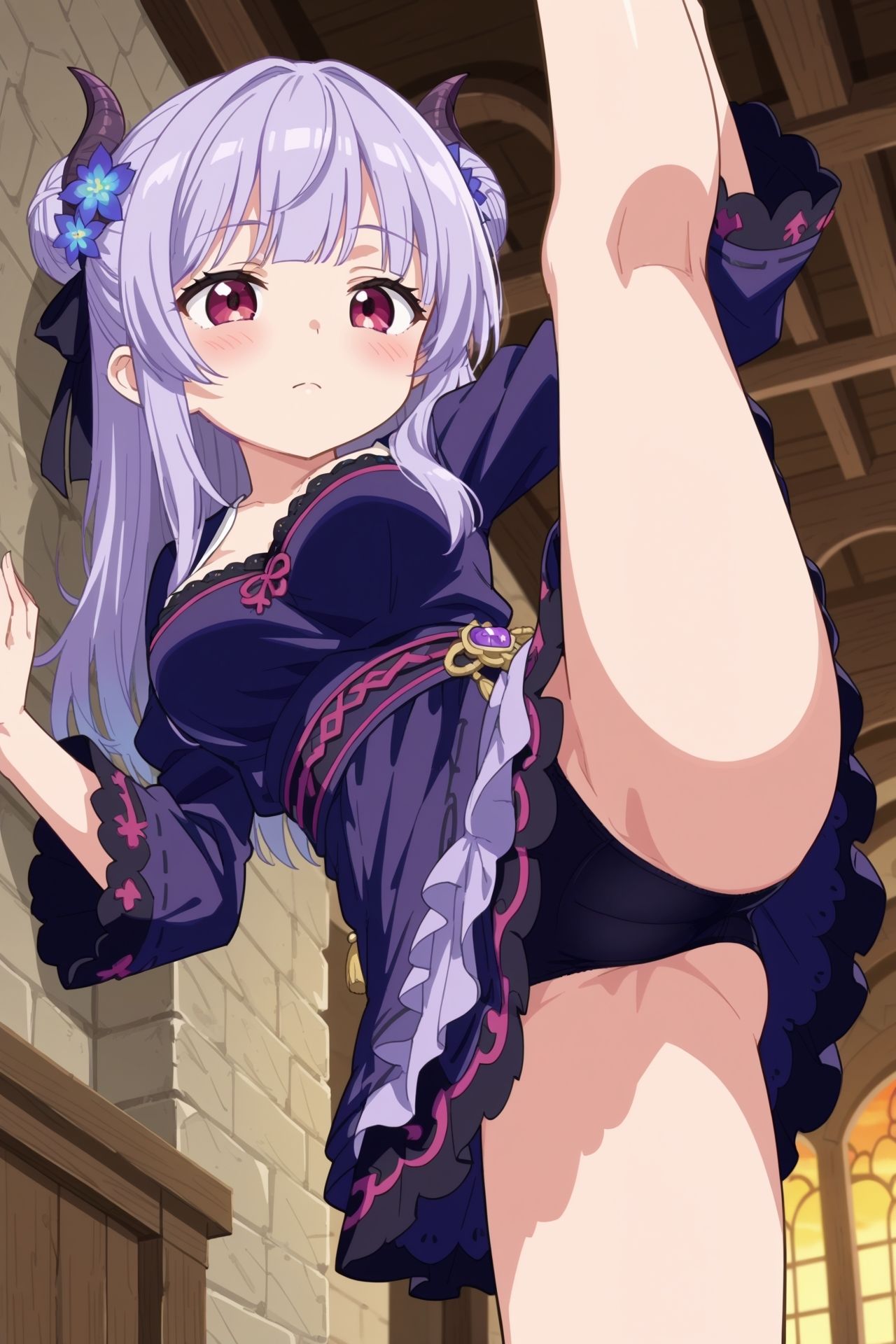 サンプル画像5:ダンジョン攻略よりヤるべきこと(ぷるっきゃお) [d_450094]