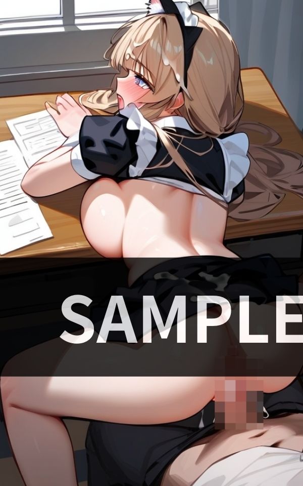 サンプル画像4:メイドカフェ店長の日常(ホットバニラ) [d_450214]