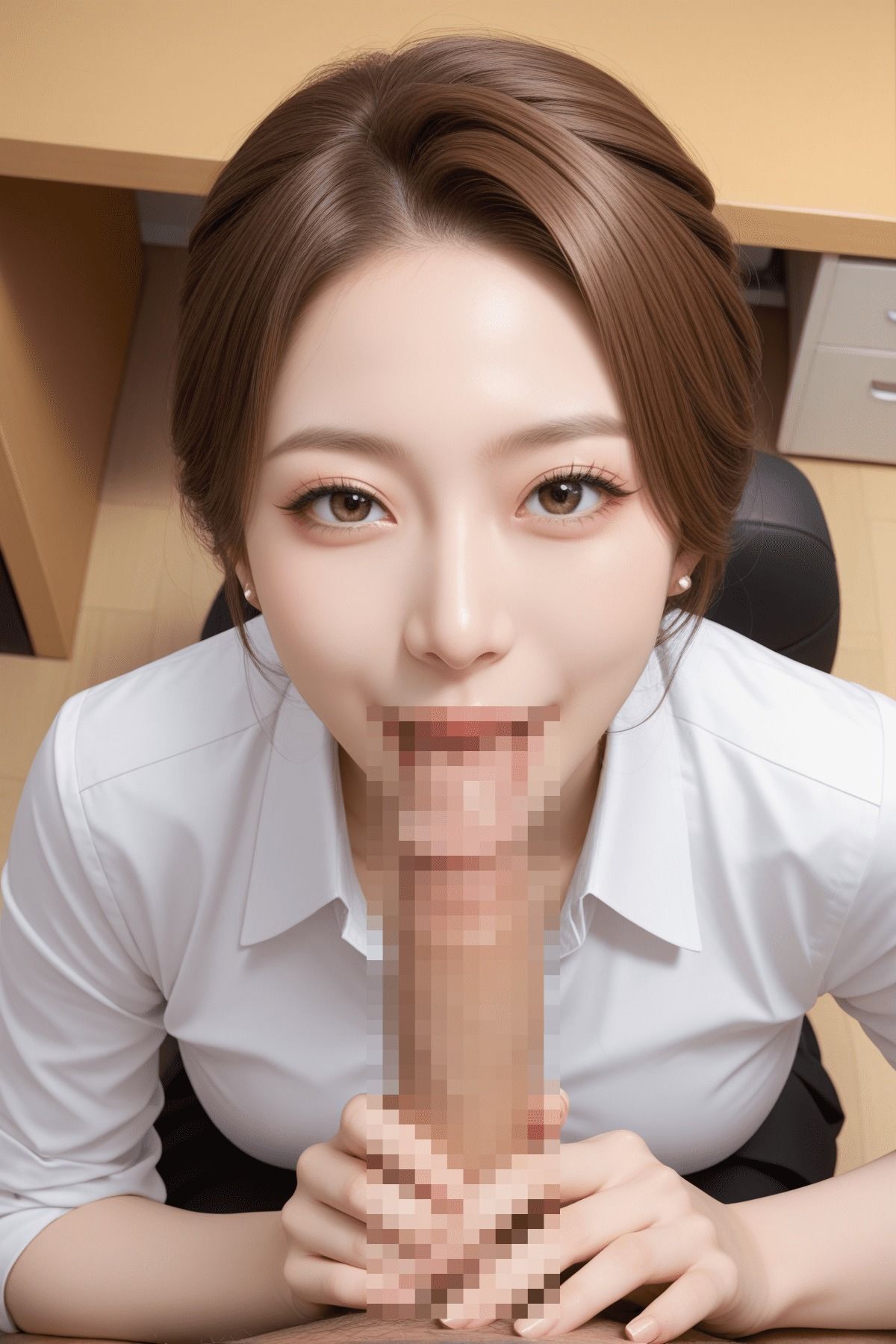 サンプル画像4:OLのみなさん仕事の合間にサクッとフェラしてください(エイトランド) [d_450228]