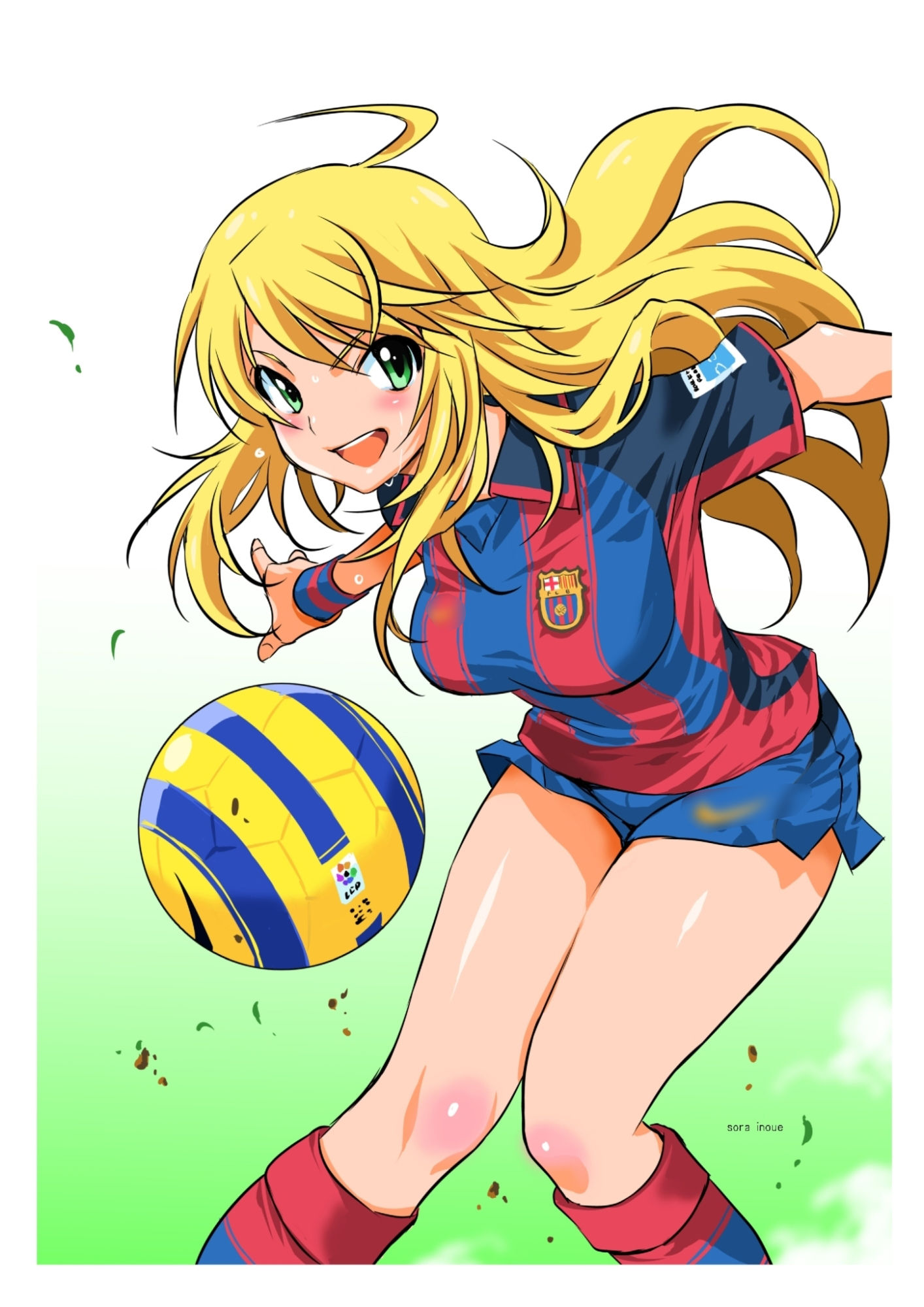 サンプル画像1:THE IDOL○@STER SOCCER illustration（コメント無し電子限定）(いのうえ空) [d_450229]