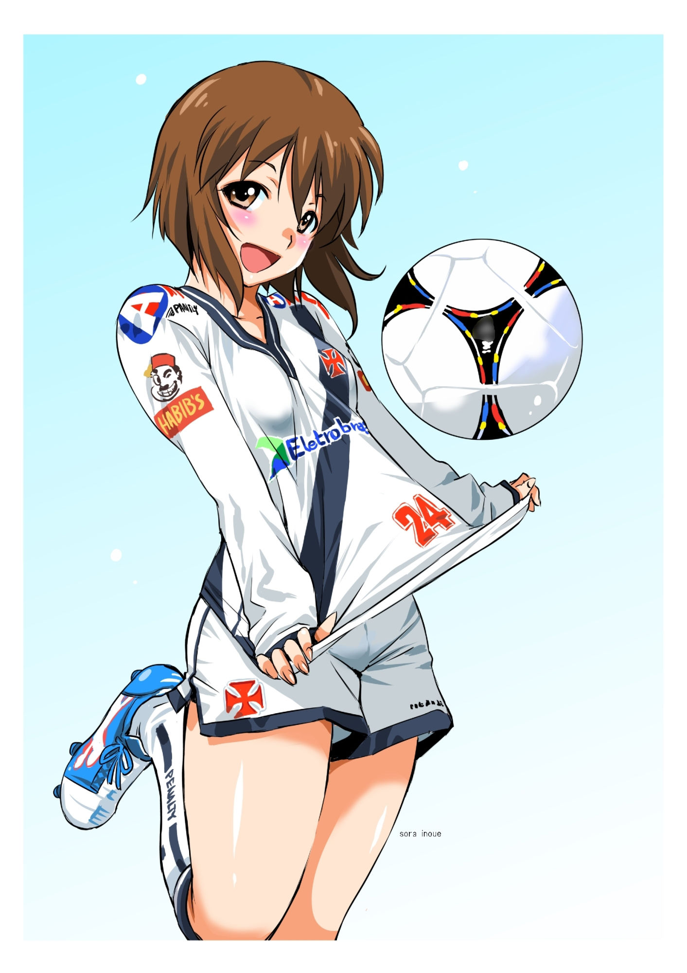 サンプル画像2:THE IDOL○@STER SOCCER illustration（コメント無し電子限定）(いのうえ空) [d_450229]