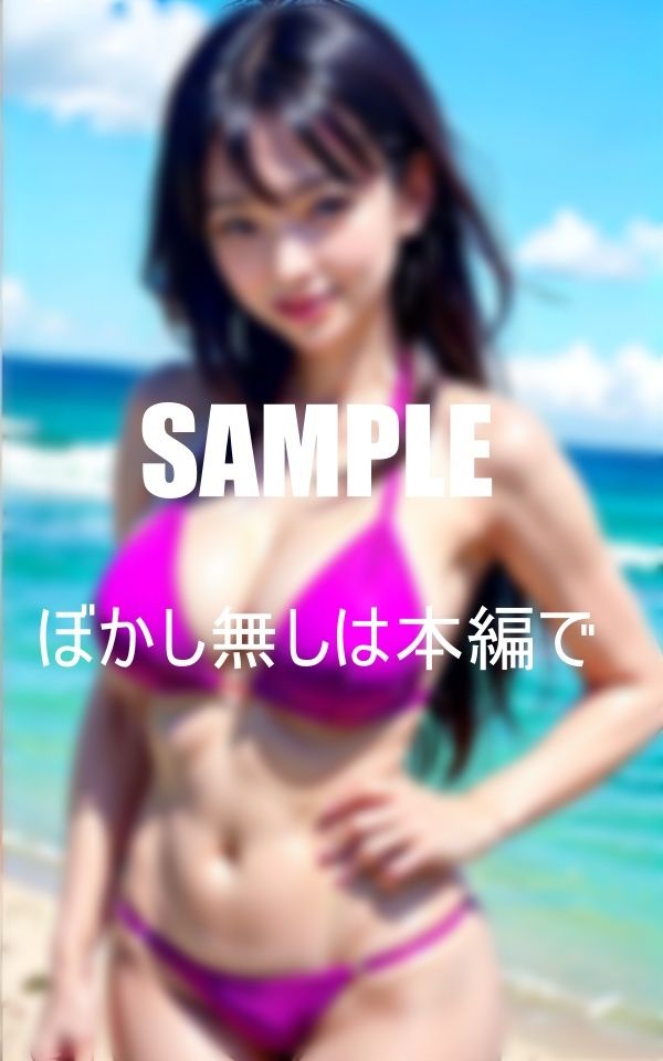 サンプル画像3:マイクロビキニの女の子たちの写真集3(AI美女LABO.12) [d_450325]