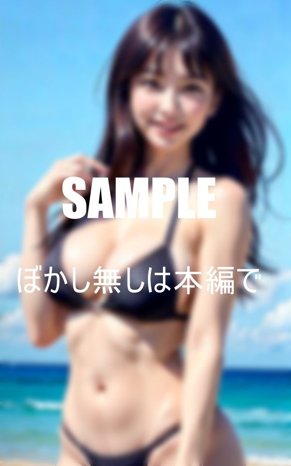 サンプル画像6:マイクロビキニの女の子たちの写真集3(AI美女LABO.12) [d_450325]