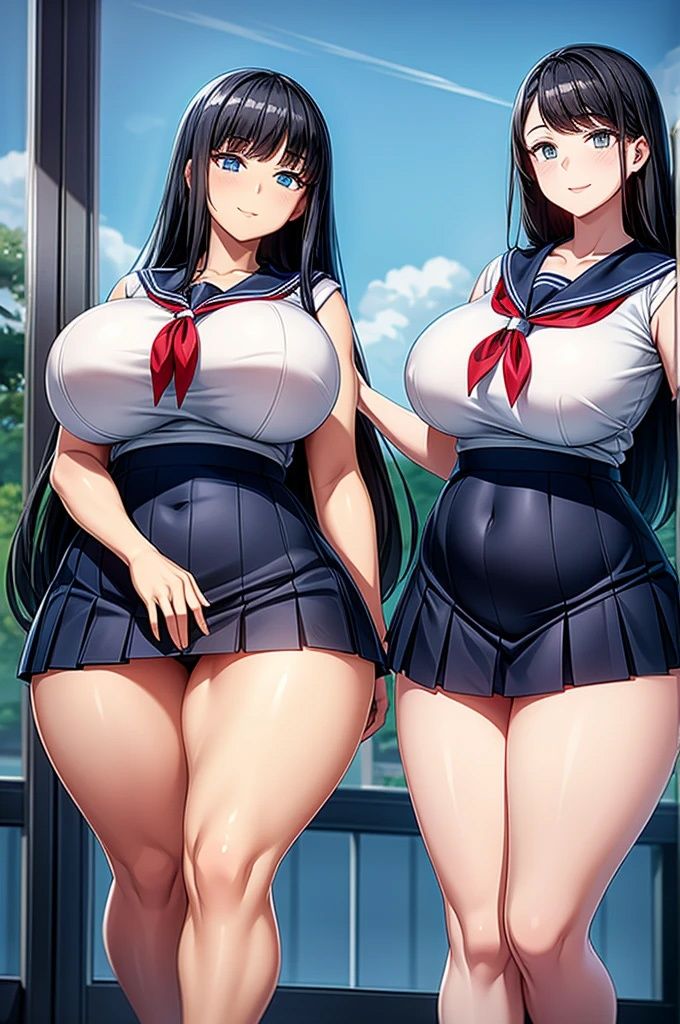爆乳コスプレ美女【妄想イラスト美女図鑑vol.120】のサンプル画像 6