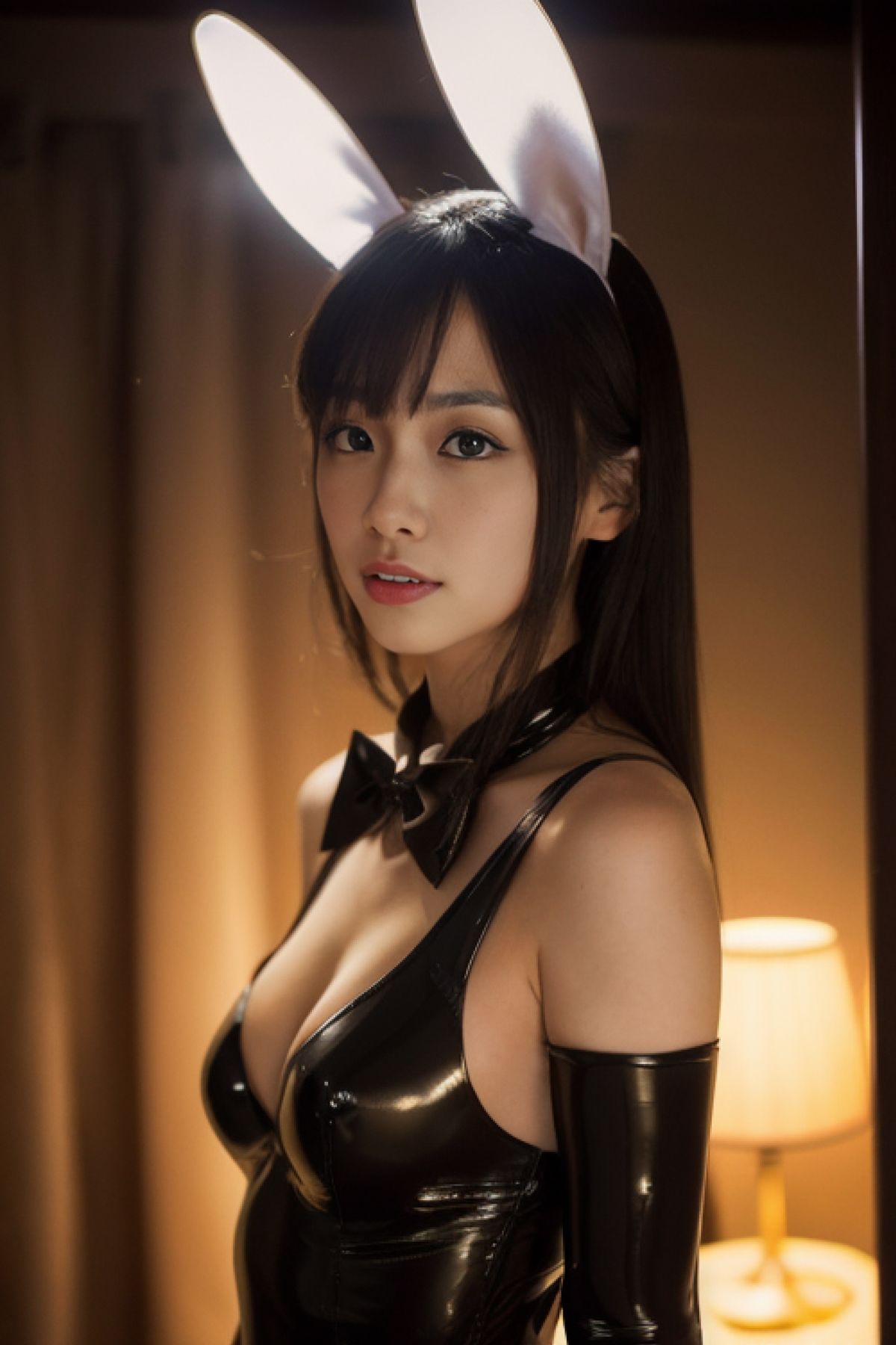 サンプル画像2:こぱんく ラテックスつるぴかコスチュームの夢3 バニーガール(こぱんく) [d_450369]