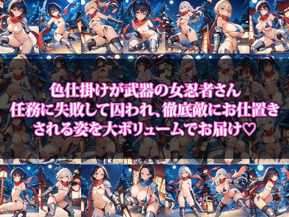 サンプル画像1:任務失敗おしおきくのいち(猫パンチ) [d_450460]