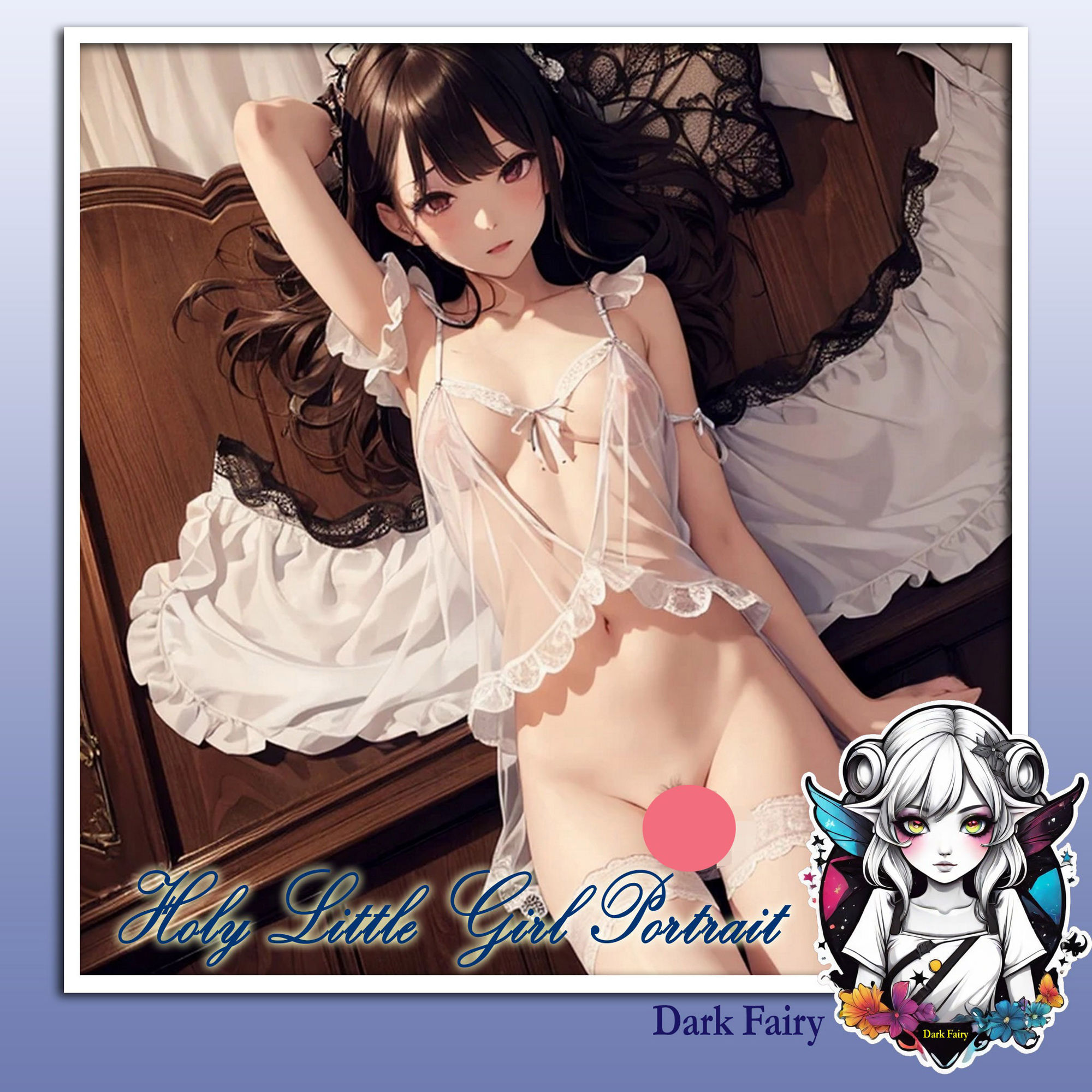 サンプル画像4:聖少女ポートレート(闇妖精) [d_450472]