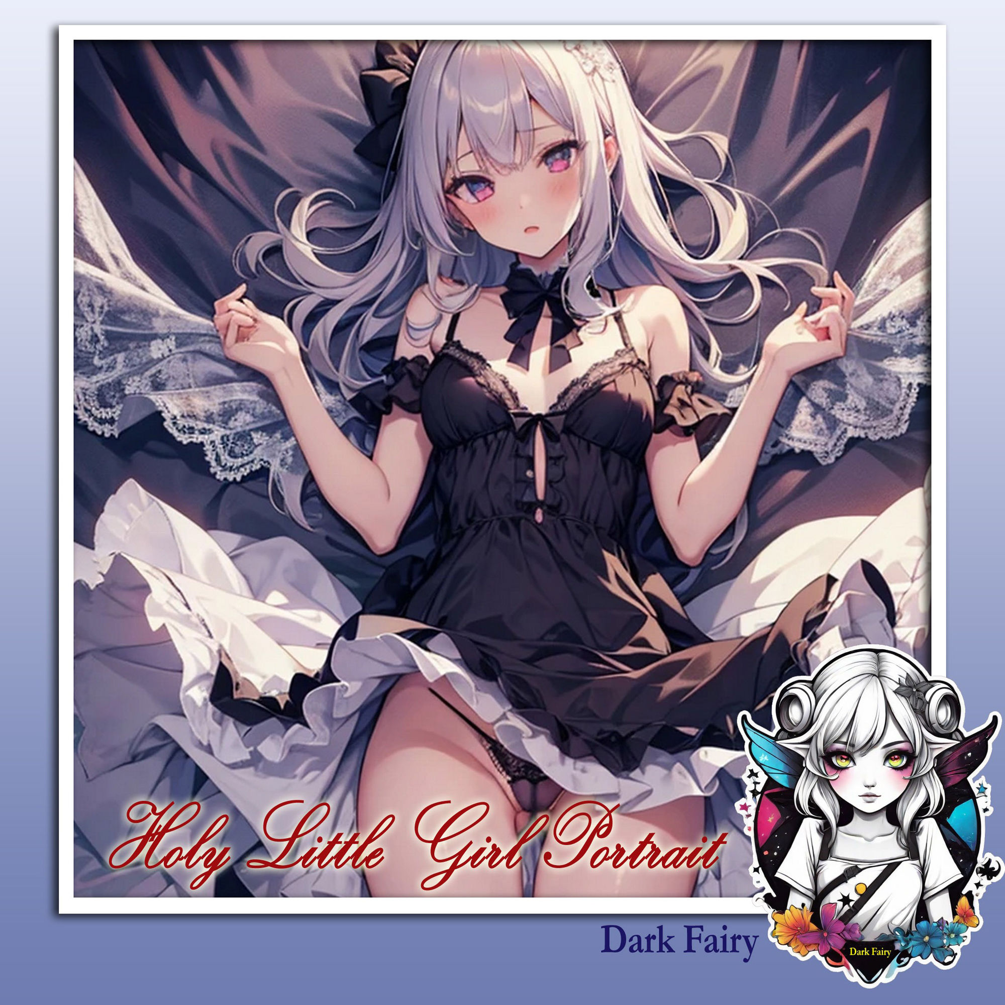 サンプル画像5:聖少女ポートレート(闇妖精) [d_450472]