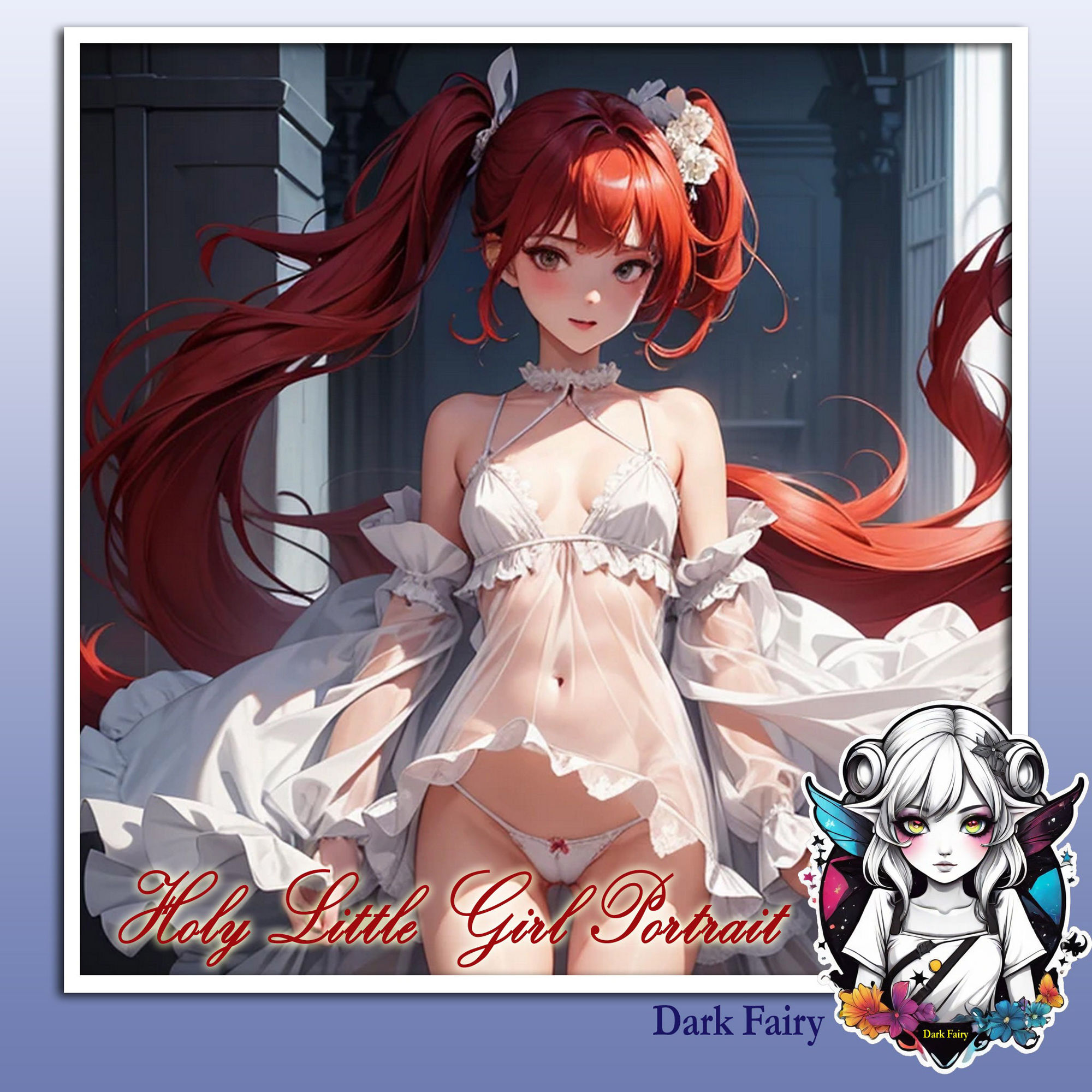 サンプル画像6:聖少女ポートレート(闇妖精) [d_450472]