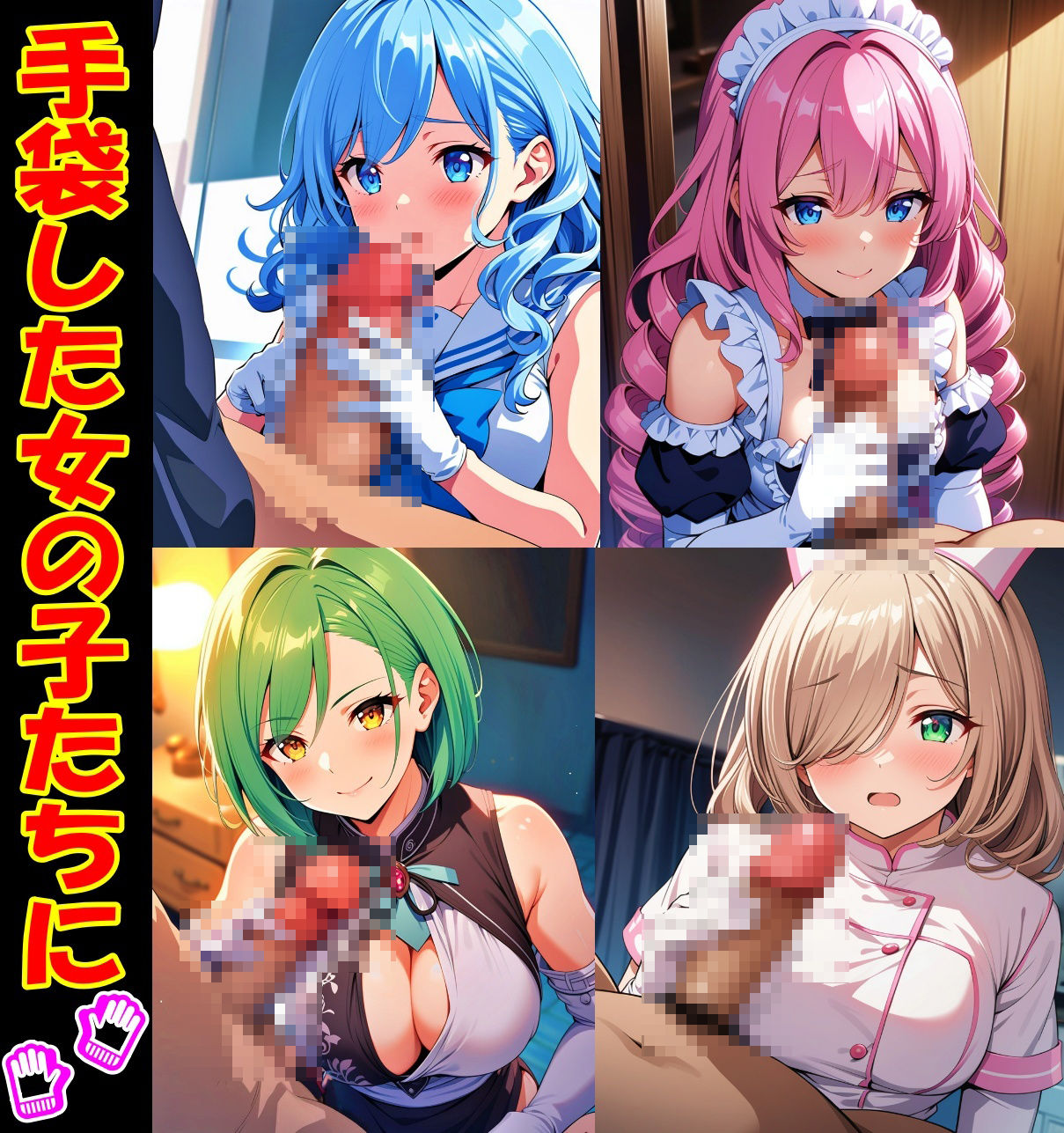 サンプル画像1:手袋コキのおかずCG集(あいのおかずや) [d_450545]