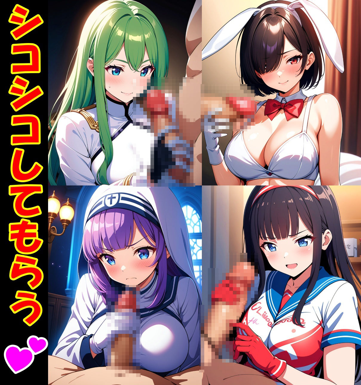 サンプル画像2:手袋コキのおかずCG集(あいのおかずや) [d_450545]