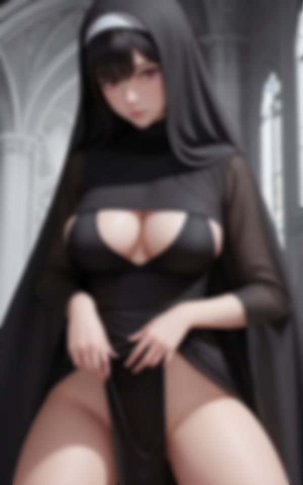 サンプル画像1:ワケあり淫乱巨乳シスター背徳たっぷりのヌード写真集(魅せるAI社) [d_450625]