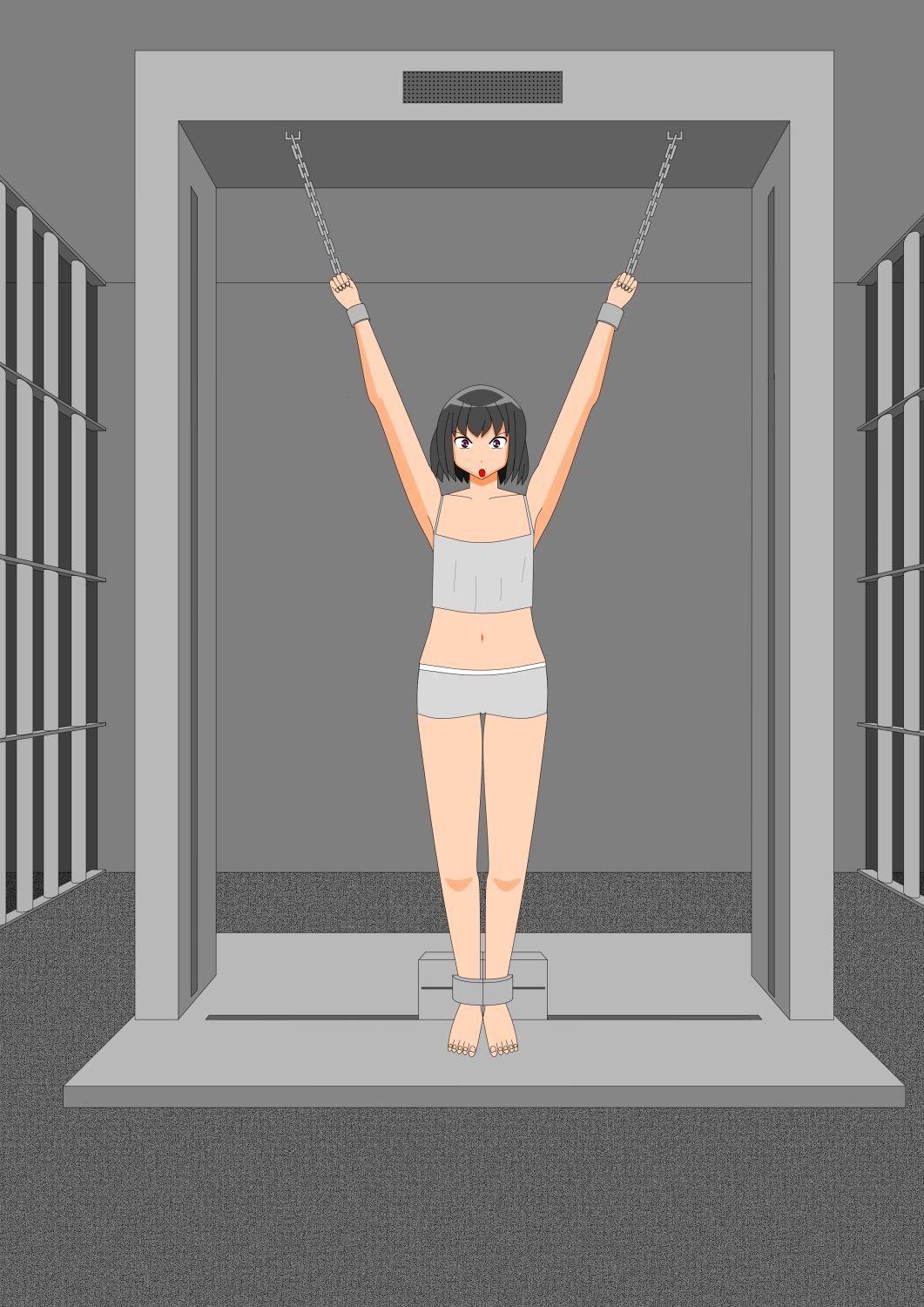 サンプル画像1:改訂版AI少女拘束絵巻3巻(眠らずの書庫) [d_450639]