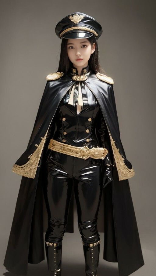 サンプル画像2:ラテ軍服でパシャリ写真集(666のAI美女倶楽部) [d_450728]