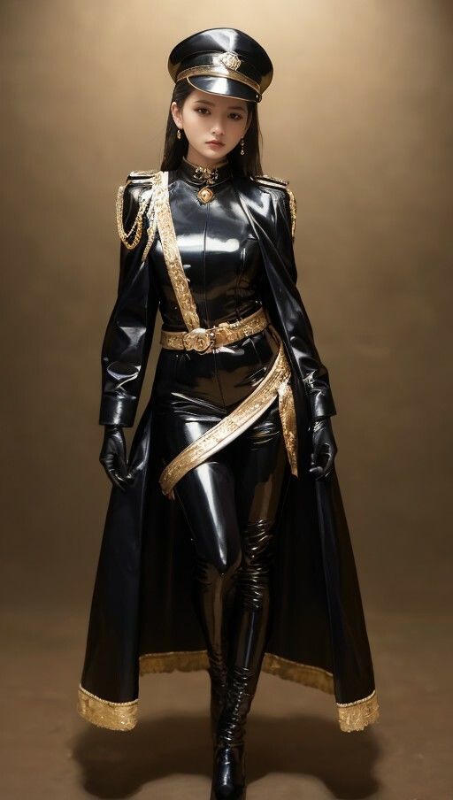 サンプル画像3:ラテ軍服でパシャリ写真集(666のAI美女倶楽部) [d_450728]