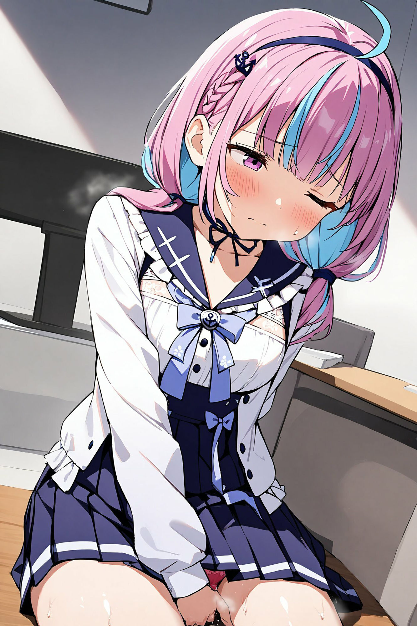 サンプル画像3:着たままひとりえっち〜湊あくあ編〜(えるごらぼ) [d_450793]