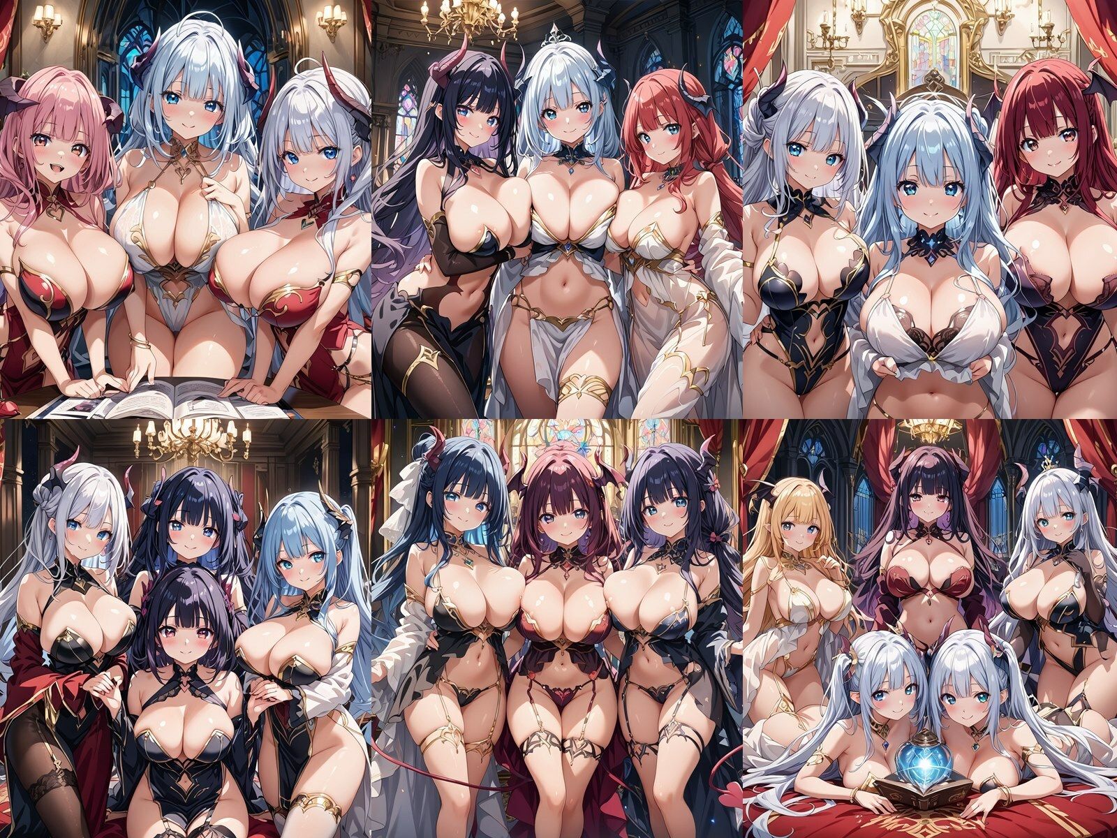 サンプル画像1:サキュバスハーレムを作ってボテ腹にしてやった件【ハーレム王にオレはなる】(ハーレムランド) [d_450816]