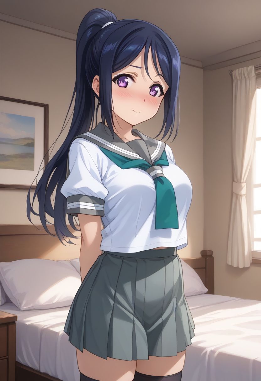 サンプル画像1:ラブラ○ブ！サンシャイン！！ 松○果南 エロCG集(aiどる) [d_450931]