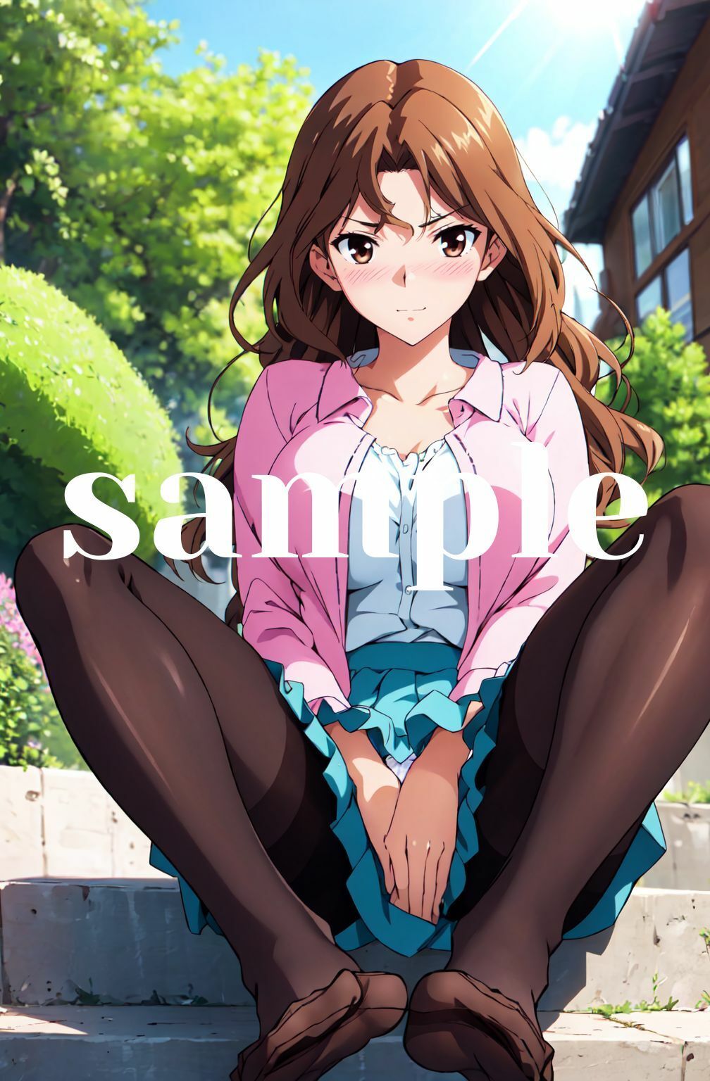 サンプル画像6:脱衣麻雀で勝負してもらっていいですか？Vol.2（スーパーリ〇ル麻雀）(ちっぱいですがなにか) [d_451033]