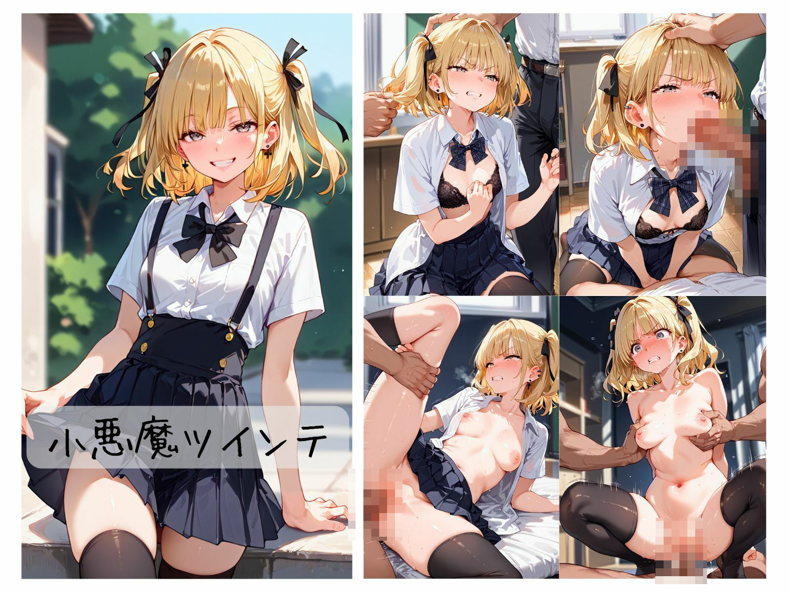 サンプル画像1:制服女子わからせまとめ2(memento森) [d_451054]