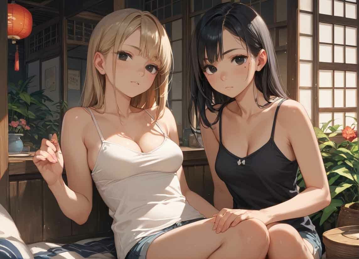 サンプル画像1:幼なじみ姉妹と禁断のトライアングル(もっこりくらぶ) [d_451152]