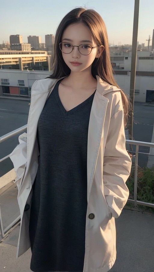 サンプル画像6:眼鏡っ娘でパシャリ写真集(666のAI美女倶楽部) [d_451219]