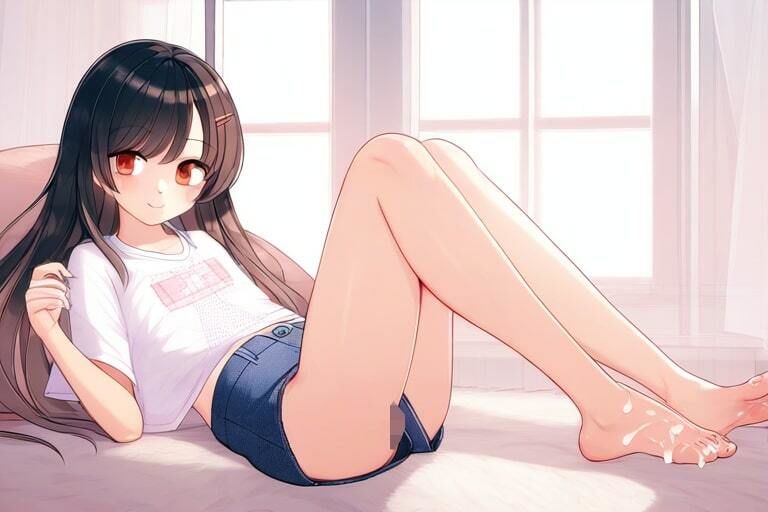 サンプル画像3:足コキでイキまくる女の子〜触れなくても絶頂〜(晴耕雨読) [d_451254]