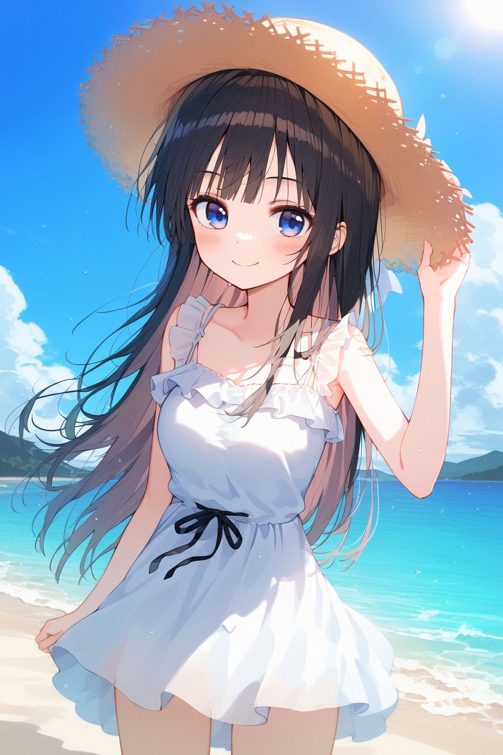 サンプル画像1:妹とビーチで中出しS●X 2（バブみ妹編）(FY工房) [d_451271]