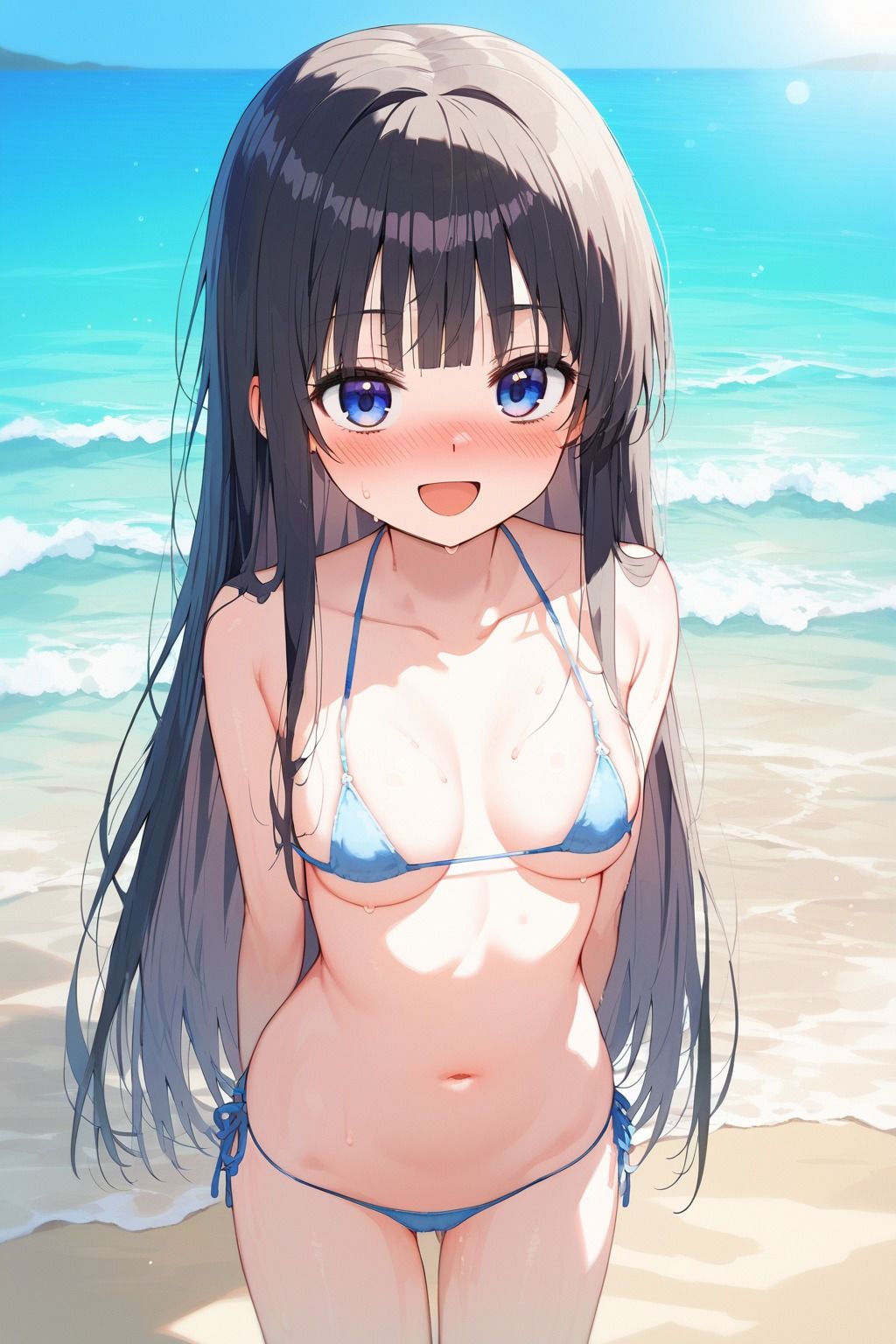 サンプル画像3:妹とビーチで中出しS●X 2（バブみ妹編）(FY工房) [d_451271]