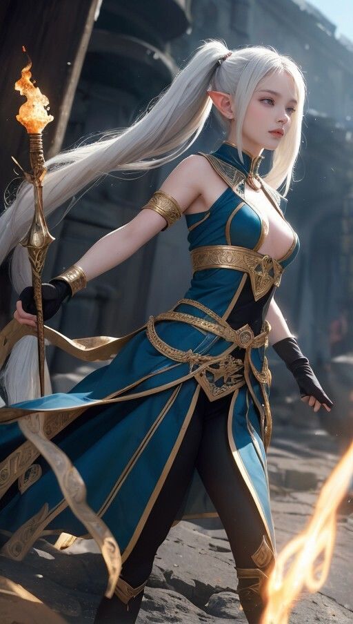 サンプル画像4:魔女っ娘でパシャリ写真集(666のAI美女倶楽部) [d_451273]