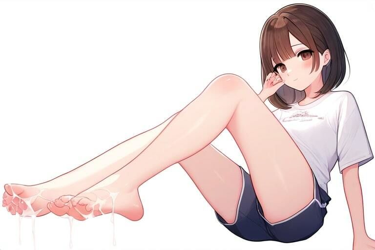 サンプル画像1:黒髪清楚な女の子とお遊戯〜足コキそして足コキ次も足コキ〜(晴耕雨読) [d_451277]