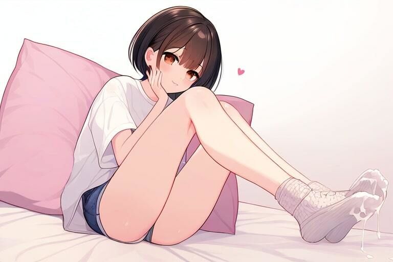 サンプル画像6:黒髪清楚な女の子とお遊戯〜足コキそして足コキ次も足コキ〜(晴耕雨読) [d_451277]