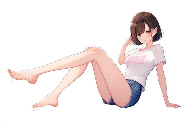 サンプル画像1:積極的な女の子と素敵な時間〜足コキの至福〜(晴耕雨読) [d_451279]