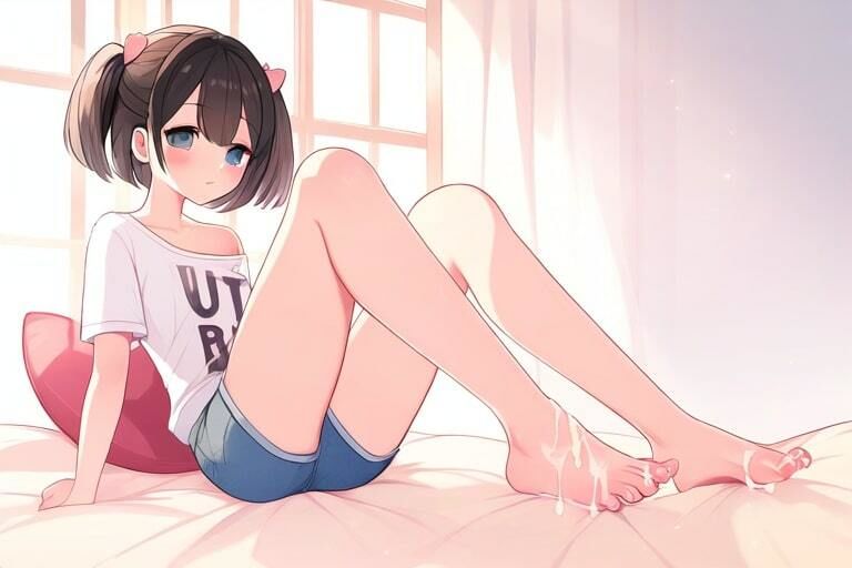 サンプル画像5:女の子の臭い足の匂いでイク！〜気持ちいいぶっかけの時間だよ〜(晴耕雨読) [d_451282]