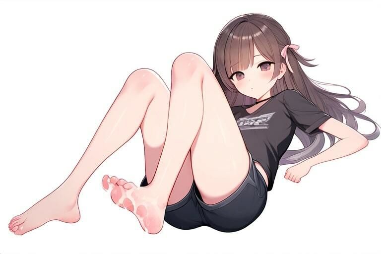 女の子の臭い足の匂いでイク！〜気持ちいいぶっかけの時間だよ〜のサンプル画像 6