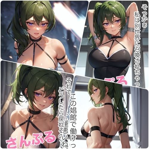 サンプル画像6:【総集編】ヒロイン娼館に召喚 セリフ付きCG集 -4作品収録-(ミニminiパラダイス) [d_451430]