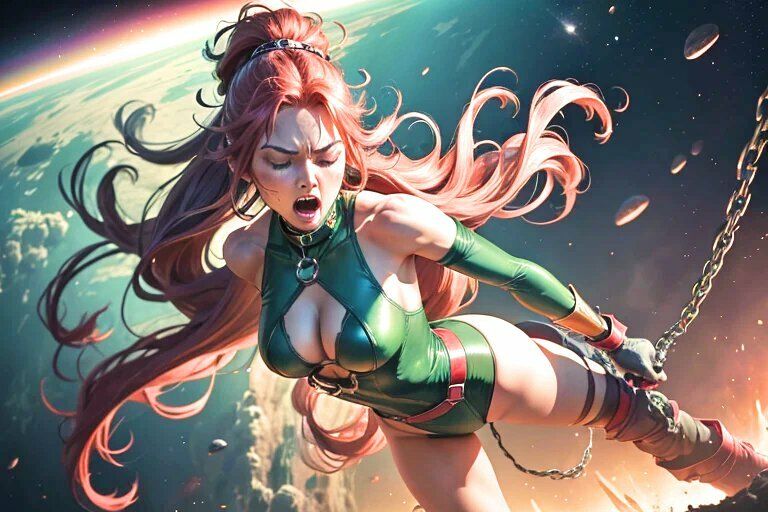 サンプル画像5:宇宙と鎖とスーパーヒロイン(SHIMMA@LastChallenge) [d_451493]